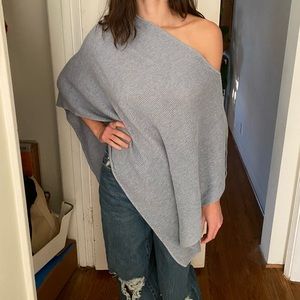 Planet Blue Off-Shoulder Shawl